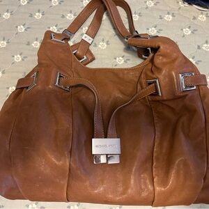Michael Kors brown soft leather bag